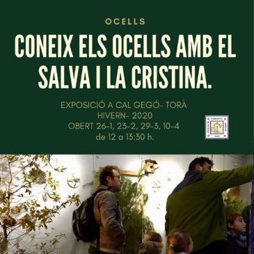 Exposició ‘Coneix els ocells amb el Salva i la Cristina’