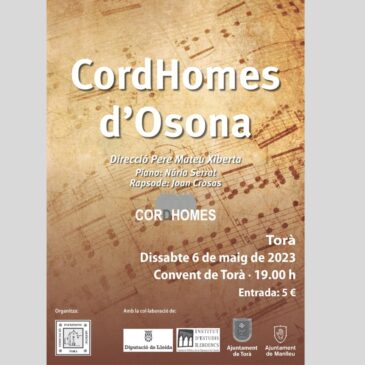 CONCERT DEL COR D’HOMES D’OSONA