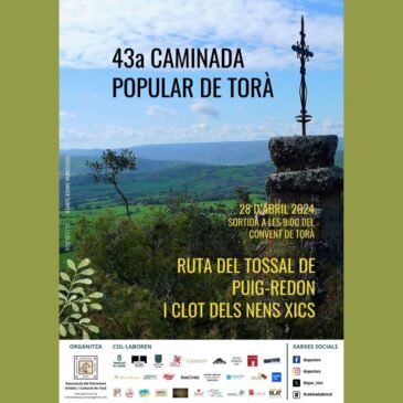 43a Caminada Popular de Torà -28/04/2024